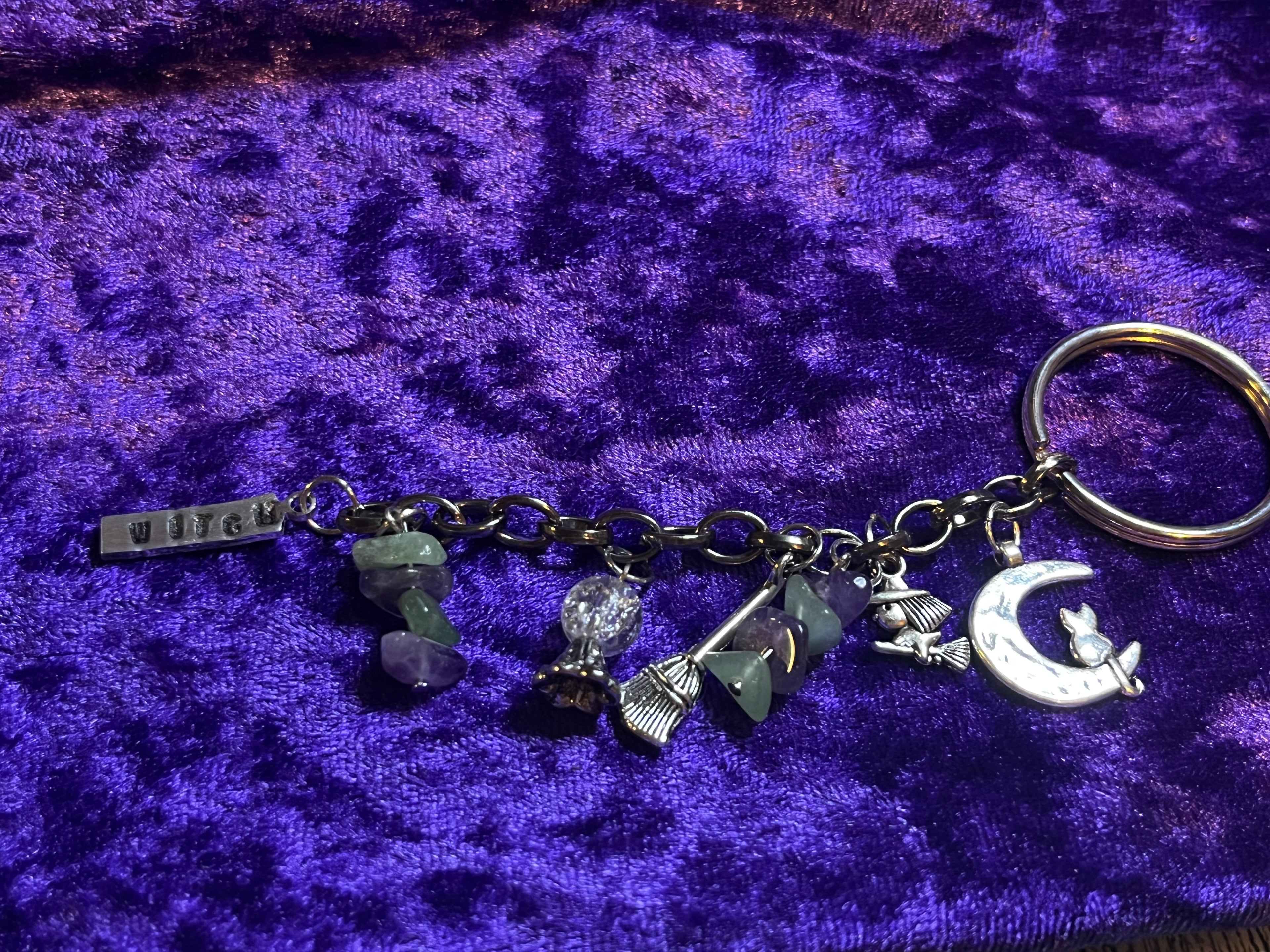 Intuitive Crystal Keychain