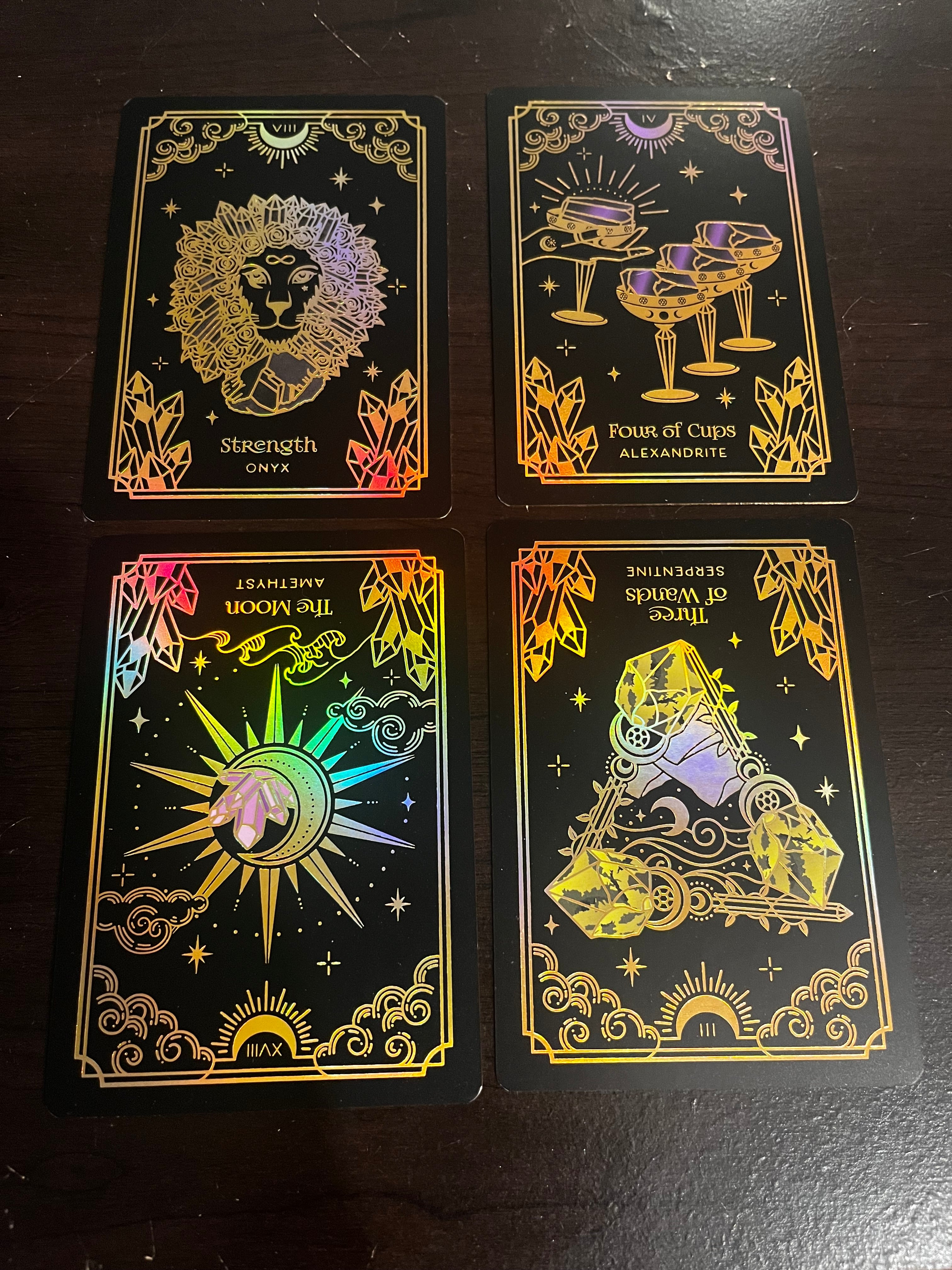 Custom intuitively made keychain + Tarot Pull